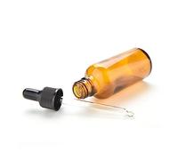 minkissy 6pièces Flacon De Verre Pour Huiles Essentielles Vides Avec Compte-gouttes Différentes