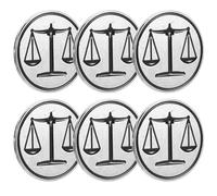 minkissy 6pièces Lot de Broches pour Costume Broches de Revers Métal pour Avocat et Représentant du Ministère Justice Accessoire pour Homme et Étudiant Droit