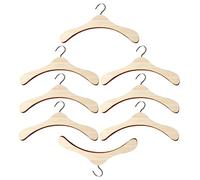 minkissy 8 pièces Cintres Miniatures pour Poupées de Accessoires de Rangement pour Vêtements de Poupées Cintres Simulés pour Créer Un Dressing Ordonné et Décorer