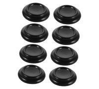 minkissy 8 Pièces Protections de Sol Antidérapantes pour Piano Vertical Abs Noir Lot de Patins Silencieux pour Protection et du Bruit Supports Durables pour Usage Domestique Scolaire et
