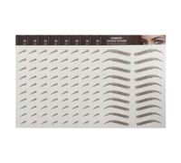 Minkissy 9 feuilles 6D pour cheveux, sourcils, tatouage, sourcil, tatouage, autocollants, transferts autocollants, salon de sculpture.