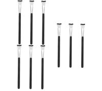 minkissy 9 Pièces brosse à queue de poisson makeup brushes Pinceau contour nez Pinceau illuminateur Brosse nez contour outil de maquillage du nez pinceaux de maquillage pour femmes