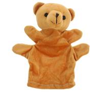minkissy à Main Ours en Peluche pour Tout-Petits 1Pc Jouet Interactif Éducatif Développement Créatif et Coordination Œil-Main Garçon et Filles de 1 à 3 Ans