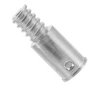minkissy Adaptateur Fileté Américain En Alliage D'Aluminium - Embout De Rallonge Pour Manche À Balai Universel - Connecteur MéTallique Robuste Pour Perche TéLescopique - Accessoires De Fixation Pour U