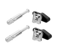 minkissy Adaptateur pied micro pour bras articulé de studio, fixation à vis 3/8 pouce, tête de joint universelle, stabilité renforcée, pour microphone de bureau, 1 kit