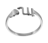 minkissy Anneau De Sagittaire 12 Anneaux De Anneaux Célestes Charme Du or Mariage Astrologie Ajustable Mesdames Bague Femme Acier Inoxydable Silver