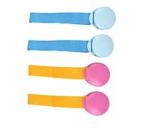 minkissy Attache-Couverture Multi-Usages pour Bébé Lot de 4 Clips Compatible Poussettes Fixation Sécurisée en Plastique pour Poussette et Landau