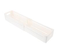 minkissy Bac De Rangement Rétractable Pour Maquillage Et Cosmétiques Séparateur De Tiroir Ajustable Boîte De Rangement Étroite Pour Vanité Et Cuisine