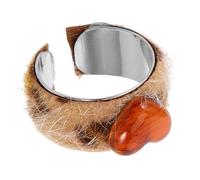 minkissy Bague D'amour Imprimé Léopard Bagues Cool Pour Les Femmes Anneau De Pouce Hommes Bagues Vintage Pour Hommes Anneau De Doigt Bague Réglable Anneaux Acrylique Léopard