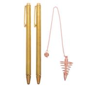 minkissy Baguette de Sourcier Robuste en Cuivre Portable, Accessoire de Divination pour Aventures en Plein Air et Événements Familiaux, Outil Fiable et Léger
