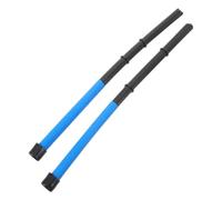 minkissy Balai de Batterie Jazz Rétractable en Nylon pour Cajón Bleu | Design Compact, Meilleure Maîtrise, Prise en Main Confortable, Aspect Épuré, Look Profilé