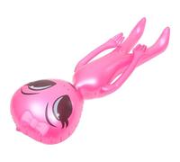 minkissy Ballon Gonflable Géant en Pvc Rose Clair 125 Cm X 38 Cm de Nœud Accessoire Gonflable Décoratif pour Fête Anniversaire et Halloween et Réutilisable