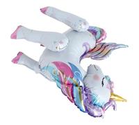 minkissy Ballon Licorne en Aluminium 4D Créatif Décoration de Fête Anniversaire Ballon Gonflable Licorne Unique Accessoire Photo et Décorations de Table 1 Pièce