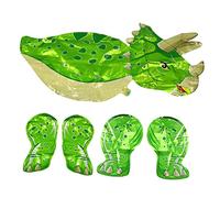 minkissy Ballon Triceratops Vert pour Fête Danniversaire Décoration Thème Dinosaure Ballon Gonflable pour Ambiance et Originale