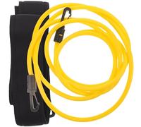 minkissy Bande D'entraînement de Natation Résistante, Réglable, Polyester | Fixation Stable au Bord du Bassin, Sangle Élastique, Usage Échelle de Piscine, Kit D'exercice