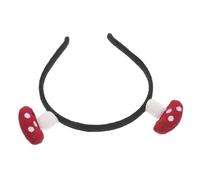 minkissy Bandeau accessoire cheveux tête de champignon drôle tête de tête de champignon pour les femmes décor de champignons bandes de tête pour les tout-petits coiffe de fête en tissu