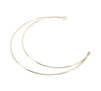 minkissy Bandeau Halo De Notre-dame Casque De Déesse Couronne De Lune Bandeau De Déesse Reine D'or Casque D'ange Coiffure De Mariée De Mariage Couronne De Mariée Matériel En Laiton Golden