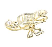 minkissy Barrette Notes De Musique Décorative 10,5 Cm Pince à Cheveux Moyenne Pour Cheveux Fins Et Épais Cérémonie Sport Maquillage