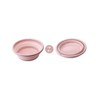 minkissy Bassine Pliable Portable pour Camping et Lavage Seau Mini Silicone Rose pour Plage Activités de Plein Air
