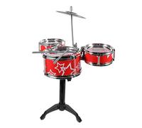 minkissy Batterie Jouet Jazz pour Garçon et Filles Instrument Musical Éducatif Ensemble de Tambours Simulés 1 Ensemble Développement Musical Jouets de Précocité 10 Pièces