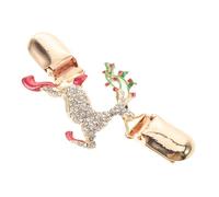 minkissy Bijoux De Noël Broche De Noël Broche Père Noël Pince à Sangle Alliage