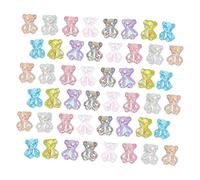 minkissy Bijoux D'ours Lumineux Pour Nail Art 96 Pièces Décoration Pour Artificiels Naturels Accessoire De Salon De Beauté Élégant