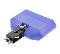 minkissy Bloc Latin pour Batterie Percussion Accessoire de Percussion Latine Plastique Bleu Léger et Portable Pince de Fixation et Maillet Adapté aux Supports Universels Instrument