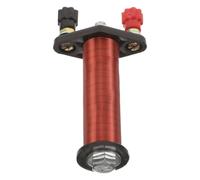 minkissy Bobine Hélicoïdale D'induction Électromagnétique pour Ammeters et Galvanometers Bobines en Cuivre Haute Conductivité et Bornes Universelles, pour Laboratoire et Cours de Physique