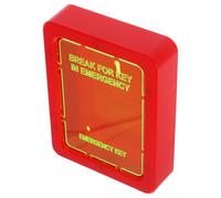 minkissy Boîte à Clés d'urgence en Plastique D'ingénierie, Transparente, Petite, Montée au Mur Combinaison pour Sécurité et Organisation des Clés, Adaptée Écoles et Logements Locatifs