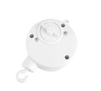 minkissy Boîte à Musique pour Bébé Crochet à Piston Mobile Suspendu Blanc Remontage Manuel Jeu D’éveil Auditif Et Visuel pour Berceau Accessoire Puériculture