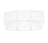 minkissy Boîte de Capsules de Café en Acrylique Transparent à 3 Compartiments, Facile à Nettoyer, Rangement Multifonctionnel pour Bar à Café et Maison Moderne