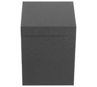 minkissy Boîte de Rangement Grise avec Couvercle 155x155x205 Mm, Coffret Présent Décoratif pour Fleurs Stabilisées, Boîte à Musique et Jardinière, Emballage Présent pour Anniversaires