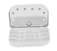 minkissy Boîte De Rangement Pour Faux À Led Étui De Rangement Compact Avec Miroir Pour Un Usage Quotidien Et En Voyage