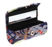 minkissy Boîte De Rouge à Lèvres Mini-Rouge à Lèvres Voile De Strass à Lèvres De Dessin Animé Bandeau De Vêtements à Lèvres Portable Buse De Mastic Tranche De Ménage Faux Cuir