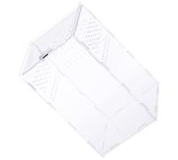 minkissy Boîte en Acrylique et Trou Respirant pour Reptiles Couvercle Habitat Pratique Maison Creeper Transparente pour Mante Religieuse et Reptiles