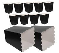 minkissy Boîtes à -corn en Carton Blanc Léger et Sûr Lot de 100 pour Friandises et Popcorn, pour Fêtes et Anniversaires
