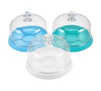 minkissy Boîtier pour Pièces de Montre 6 Emplacements en Plastique Couvercle Anti-poussière, 3pcs, Organise et Protège Les Composants pour Réparation de Montres
