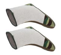 minkissy Bottes de Neige Homme Doublure Isolante Imperméable Chaussettes Épaisses Chaudes Taille 44 Vert pour Pêche Randonnée et Activités Plein Air Hiver