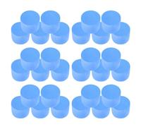 minkissy Bouchons Éponge Bleus pour Tubes à Essai Habitat de Fourmis, Lot de 50 Pièces en Mousse Compatible Maintien D'humidité Stable pour Accessoires Éducatifs
