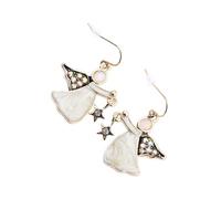 minkissy Boucles D’oreilles Pendantes Ailes D’ange En Alliage Créatif, Style Minimaliste, Légères Et Décoratives, Pour Femme, Usage Quotidien Et Fêtes, Taille Unique, Couleur Argentée