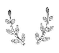 minkissy Boucles D'oreilles Feuilles Grimpeuses Féminines Minimalistes En Alliage Léger, Style Nature, Pour Usage Quotidien Et Présent, Design Petit Et Élégant