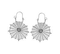minkissy Boucles Oreilles Style Punk Forme De Toile Araignée Simples Et Créatives Pour Femmes