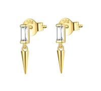 minkissy Boucles Oreilles Zircon Étincelant Accessoires de Mode pour Femmes et Parfaites pour Occasions Spéciales Ajoutent Élégance à Tenue