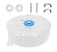 minkissy Boule de Recherche de Nourriture en Acrylique Transparente Mate pour Perroquet, Boîte Alimentaire Compartimentée Multi-grilles, Interactif Casse-tête pour Oiseaux, Style