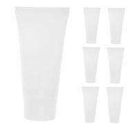 minkissy Bouteilles de Voyage Rechargeables 50Ml Lot de 8 Récipients Souples Couvercle pour Shampoing Gel Bain Dentifrice Accessoires de Voyage pour Hommes et Femmes