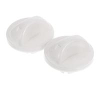 minkissy Bouton de Commande Blanc pour Ventilateur Électrique 2 Pièces en ABS Accessoire Fiable et Polyvalent Interrupteur de Minuterie et Réglage de Vitesse pour Bureau et Extérieur