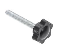 minkissy Bouton de Serrage Étoile M6x40 Mm à Vis Mâle, Poignée Hexagonale 25 Mm, Accessoires pour Rails en T et Pièces de Balançoire de Patio, Fixation Résistante pour Parasol Terrasse