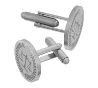 minkissy Boutons de Paire Élégante Balance en Acier Inoxydable Argentée Design Rétro Classique pour Homme pour Occasions Spéciales et Tenue de Bureau