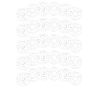 minkissy Boutons-pression Transparents 7 Mm, 30 Pièces, Boutons Cachés pour Vêtements, Fermetures de Chemise Anti-exposition, Accessoires DIY Couture, pour Bébé et Chemises