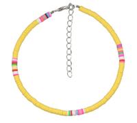 minkissy Bracelet de Cheville Femme Pâte Polymère Boho Chaîne Ajustable de Plage et Étanche pour Fête